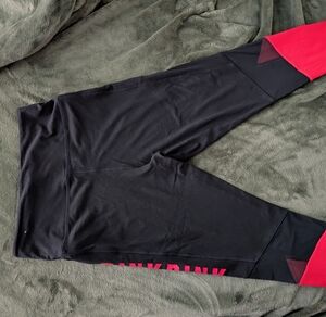PINK Victoria's Secret Black and Red Men's Pants